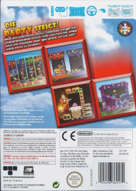 Tetris Party Deluxe box cover back